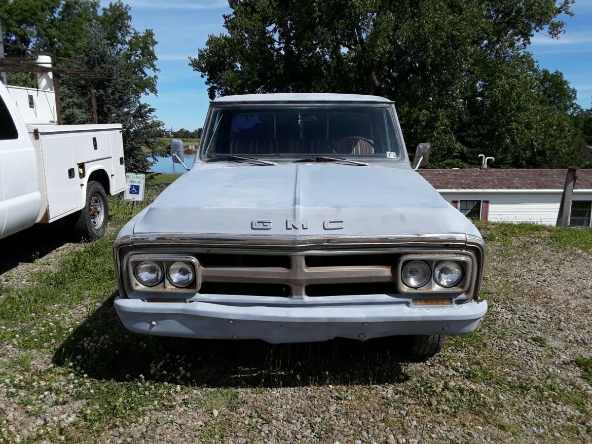 1969 GRAY PRIMER GMC Sierra 1500 Standard Cab Pickup