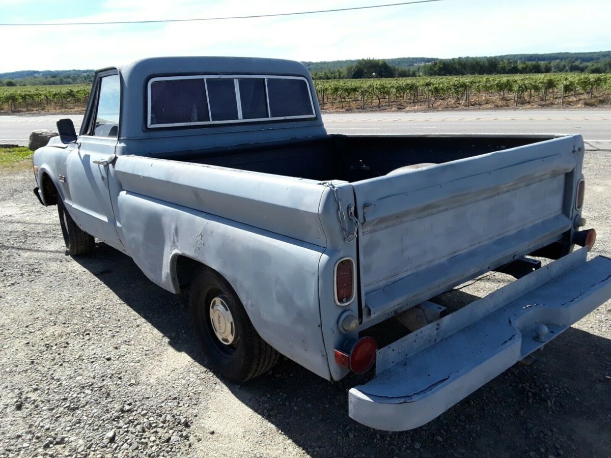 1969 GRAY PRIMER GMC Sierra 1500 Standard Cab Pickup
