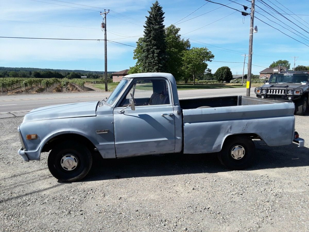 1969 GRAY PRIMER GMC Sierra 1500 Standard Cab Pickup