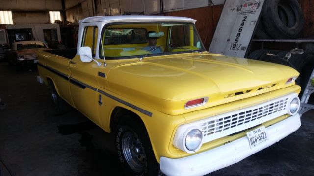 1963 Yellow Chevrolet C-10 Standard Cab Pickup