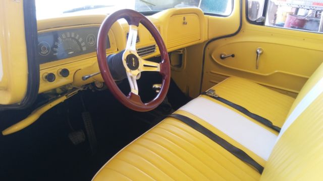 1963 Yellow Chevrolet C-10 Standard Cab Pickup