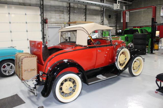 1931 Red/Black Ford Model A Roadster