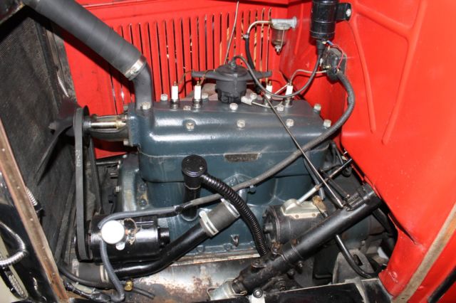 1931 Red/Black Ford Model A Roadster