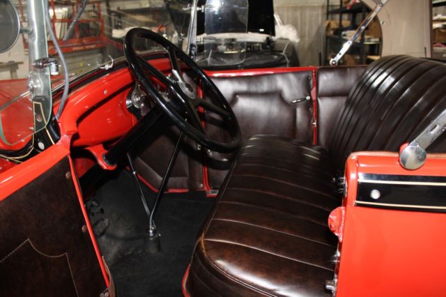1931 Red/Black Ford Model A Roadster