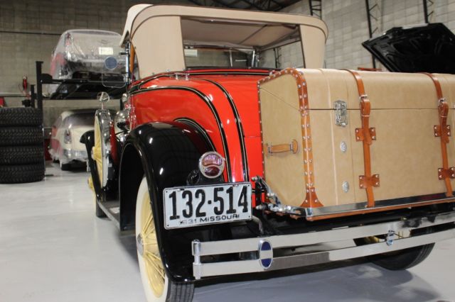 1931 Red/Black Ford Model A Roadster