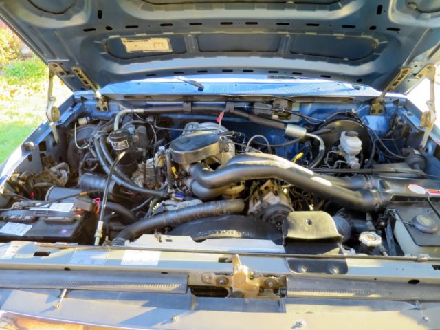 1992 Blue Ford Bronco SUV