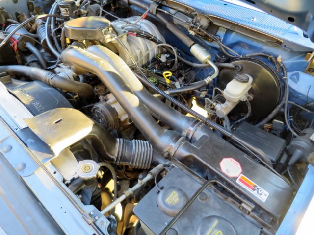 1992 Blue Ford Bronco SUV