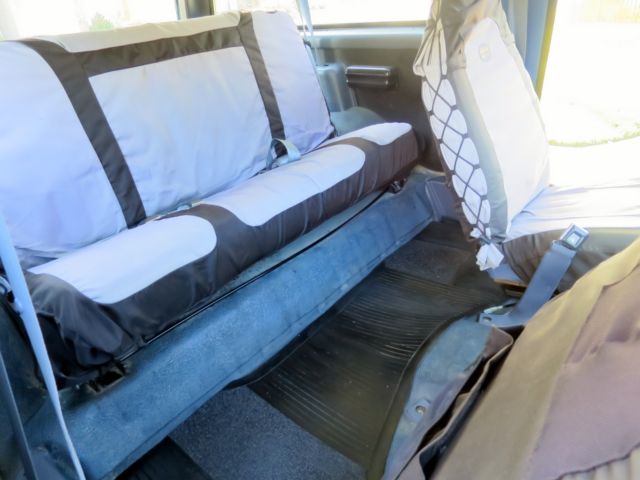 1992 Blue Ford Bronco SUV