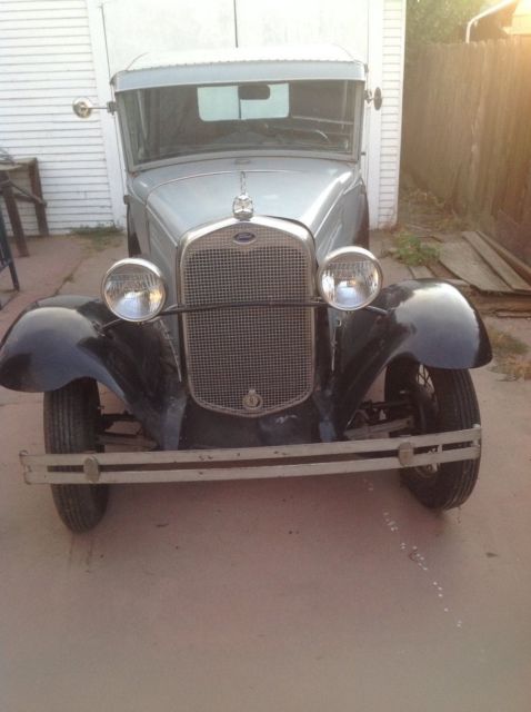 1930 Gray Ford Model A Coupe