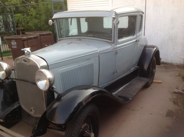 1930 Gray Ford Model A Coupe
