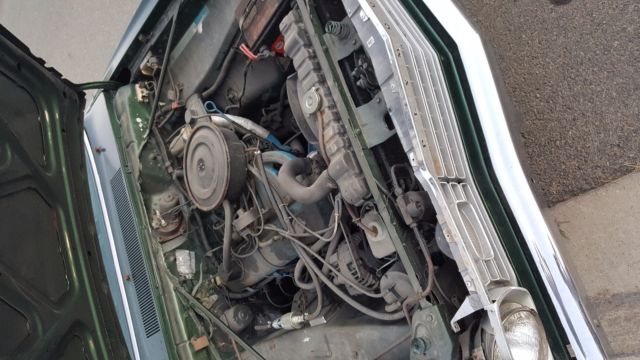 1974 Green Plymouth Duster Coupe