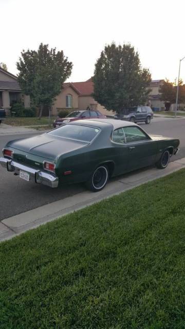 1974 Green Plymouth Duster Coupe