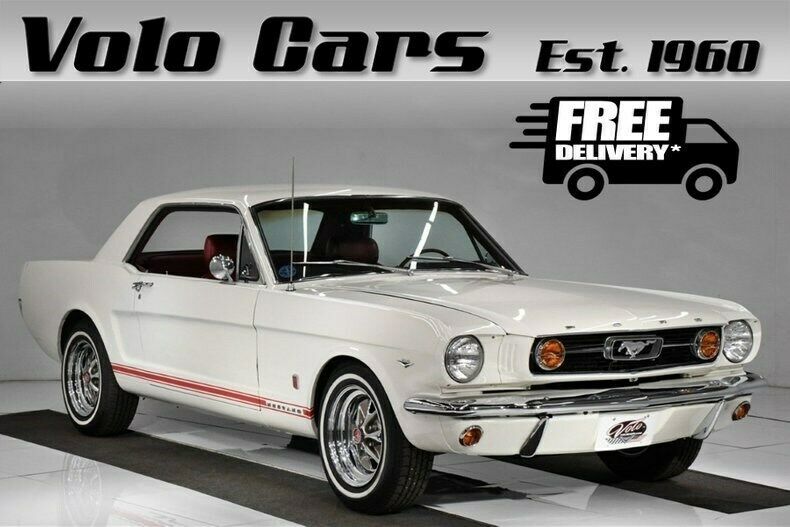 1966 White Ford Mustang Coupe