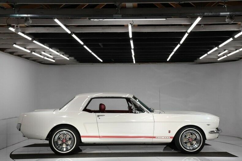1966 White Ford Mustang Coupe