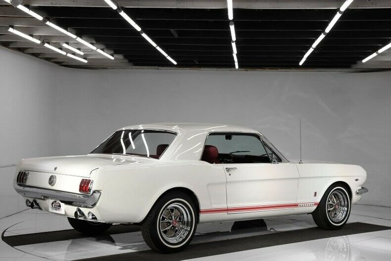1966 White Ford Mustang Coupe