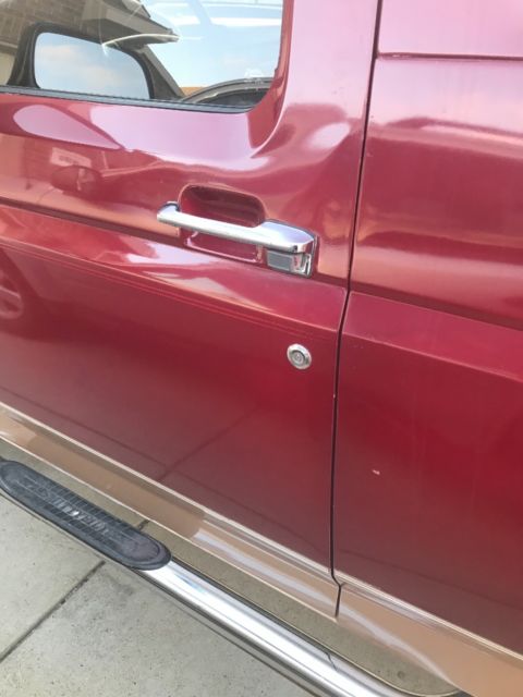 1994 Burgundy Ford Bronco SUV