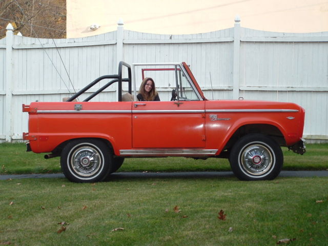 1968 Orange Ford Bronco SUV