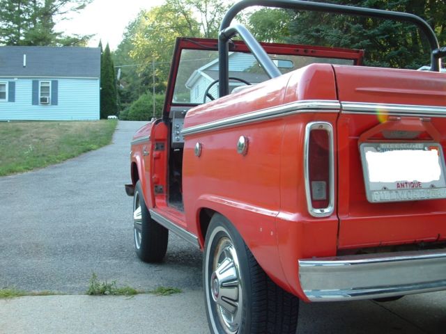 1968 Orange Ford Bronco SUV