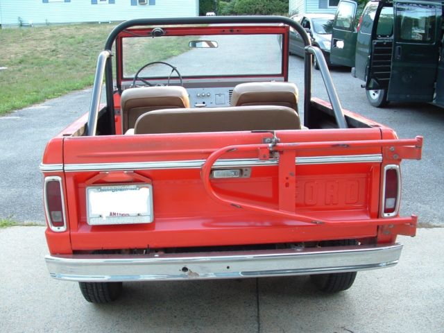 1968 Orange Ford Bronco SUV