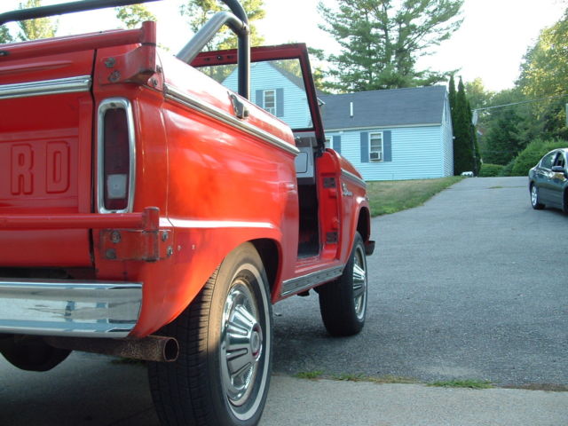 1968 Orange Ford Bronco SUV