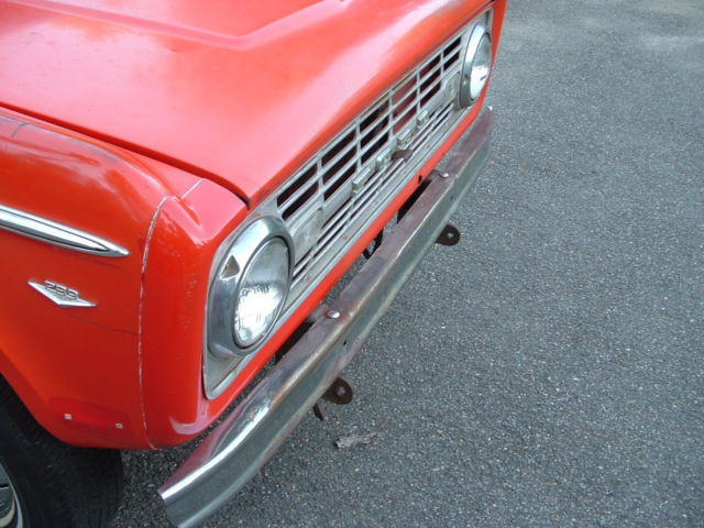1968 Orange Ford Bronco SUV