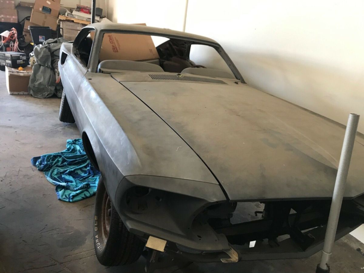 1969 Red Ford Mustang Fastback