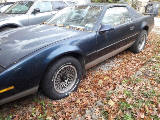 1986 Midnight shade blue Pontiac Firebird 2 door