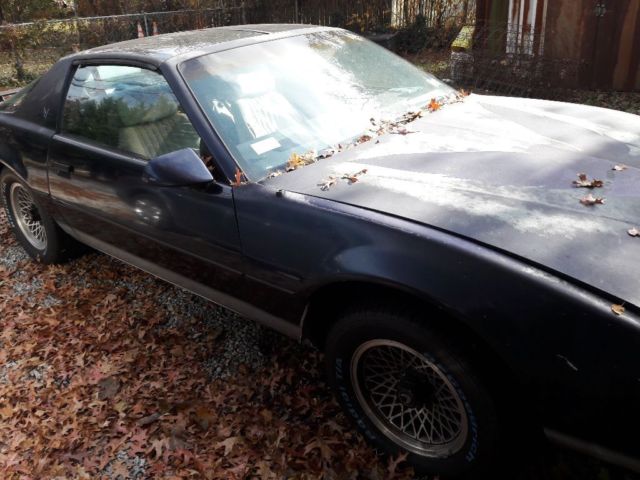 1986 Midnight shade blue Pontiac Firebird 2 door