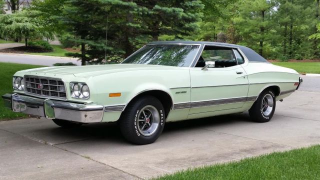 1973 Green Ford Torino Coupe