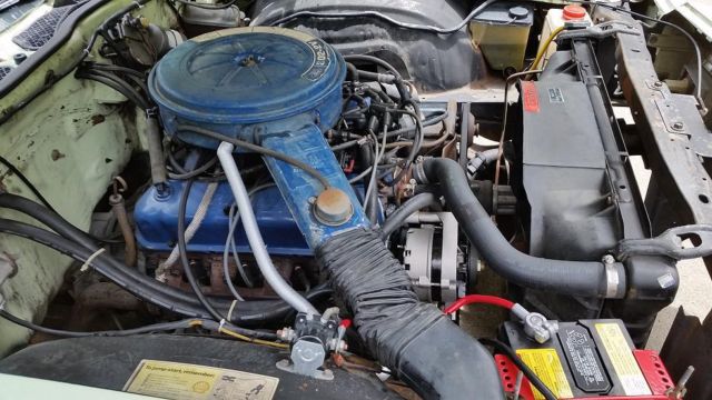 1973 Green Ford Torino Coupe