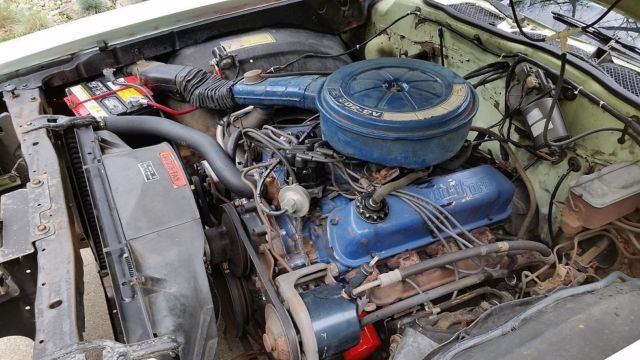 1973 Green Ford Torino Coupe