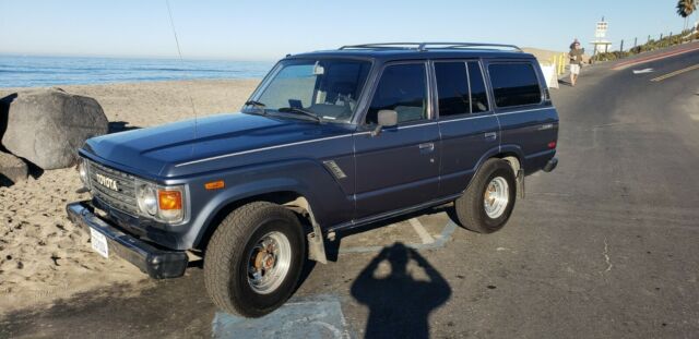 1985 Blue Toyota Land Cruiser Wagon