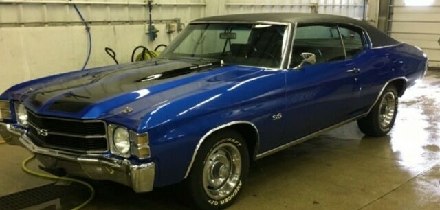 1972 Blue Chevrolet Chevelle Coupe