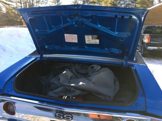 1972 Blue Chevrolet Chevelle Coupe