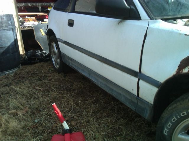 1991 white Honda CRX