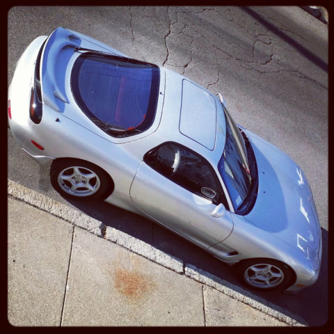 1993 Silver Mazda RX-7 coupe