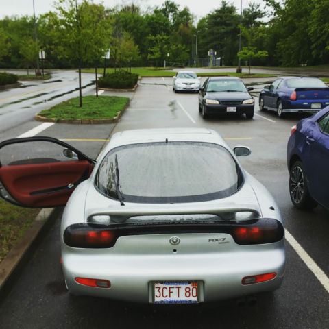 1993 Silver Mazda RX-7 coupe
