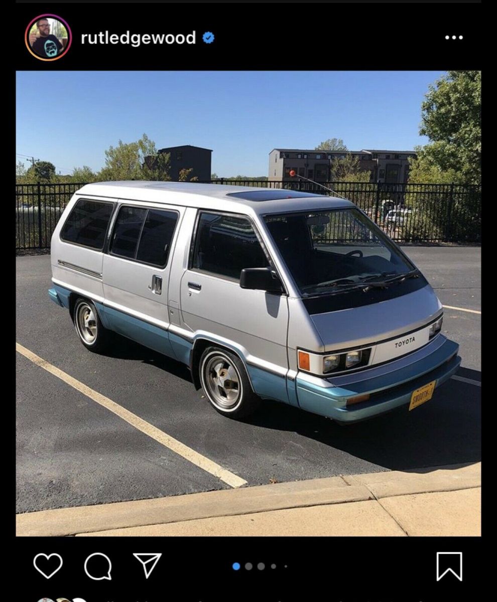 1984 Grey Toyota Van Van