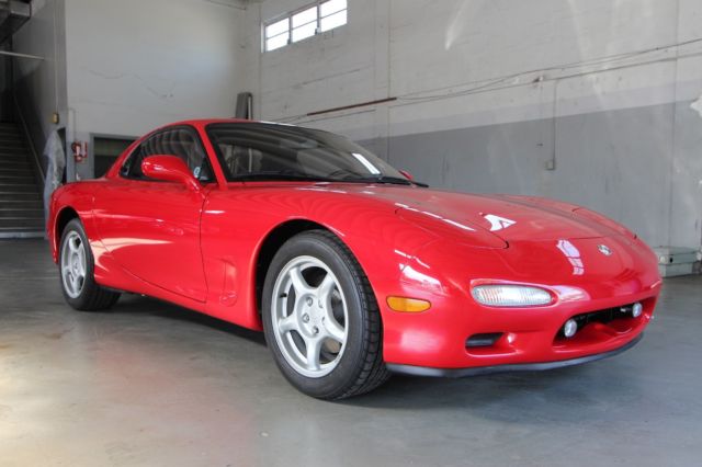 1993 Vintage Red Mazda RX-7 Coupe
