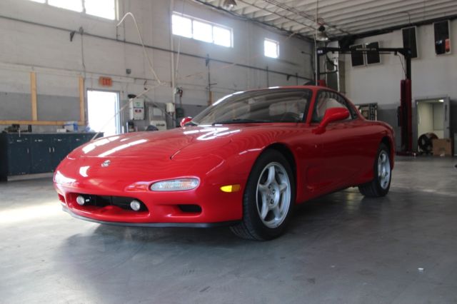 1993 Vintage Red Mazda RX-7 Coupe