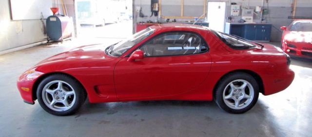 1993 Vintage Red Mazda RX-7 Coupe
