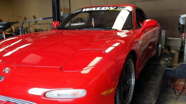 1993 Red Mazda RX-7 Coupe