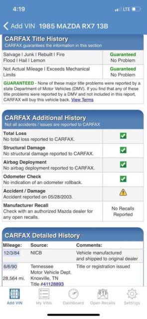 1985 V3 Tender Blue Mazda RX-7 Coupe