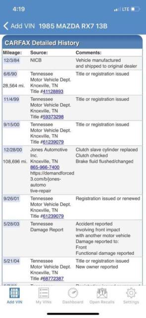 1985 V3 Tender Blue Mazda RX-7 Coupe