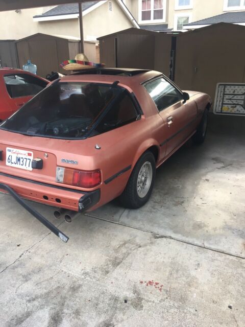 1979 Orange Mazda RX-7 Coupe