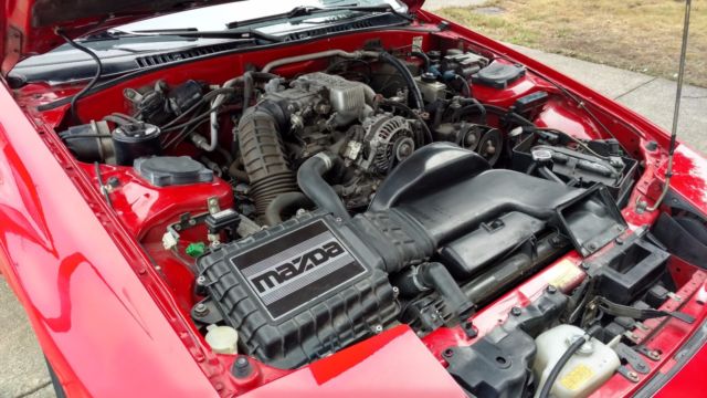 1990 Red Mazda RX-7 Convertible
