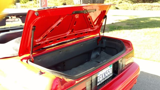 1990 Red Mazda RX-7 Convertible