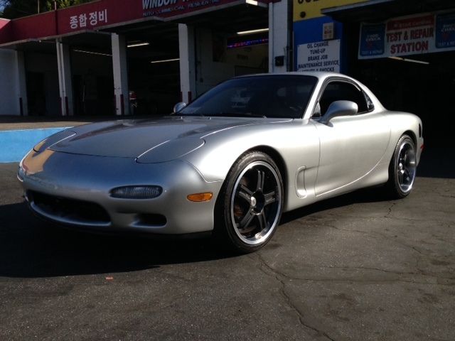 1993 silver Mazda RX-7 Coupe