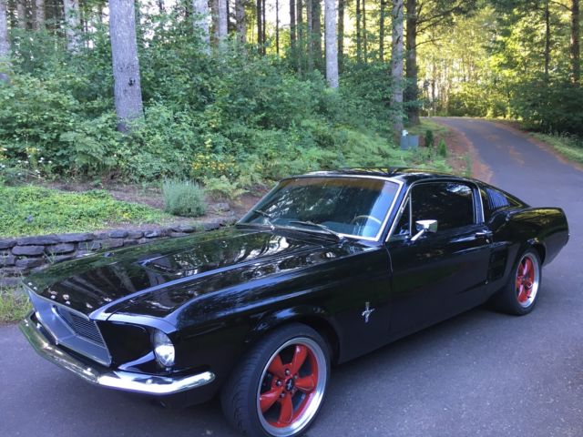 1967 Black Ford Mustang Fastback