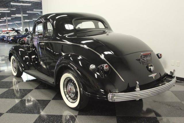1937 Black DeSoto Rumble Seat Coupe Coupe